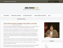 Tablet Screenshot of abelpardo.com